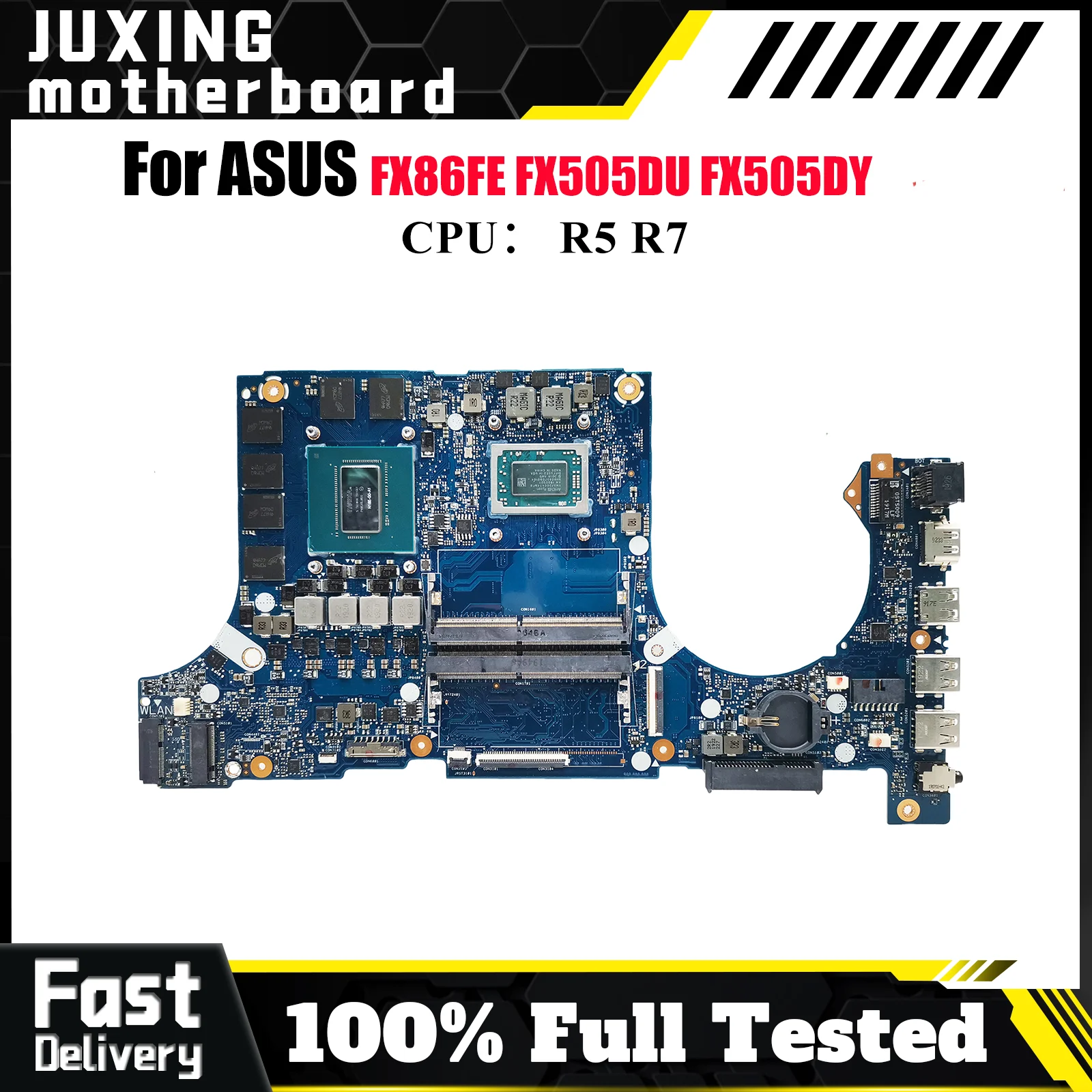 

FX505DU Материнская плата для ноутбука ASUS TUF Gaming FX86FE FX505GM FX505GU FX86FD FX505GV FX505 Материнская плата для ноутбука с процессором R5 R7 stk