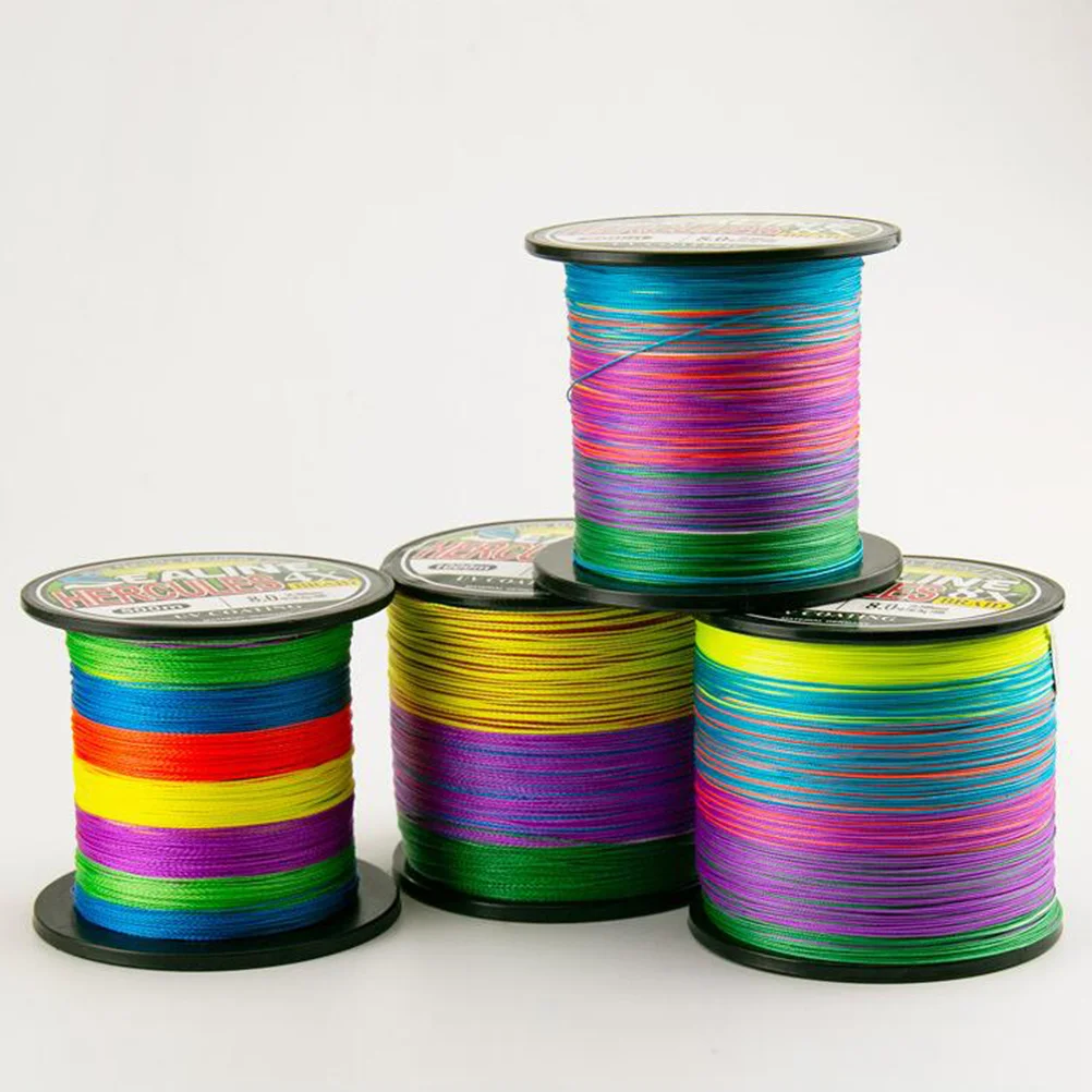 Braid Fishing 08 Braided Fishing Line Super Strong Multicolour Pe Material Line to 500M fishing wire