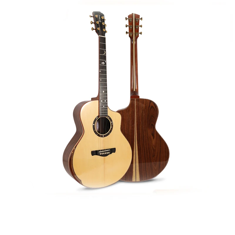 Wholesale 41 Inch Acoustic Guitarra Professional Performance  Advanced Spruce Top High Quality Folk Guitar for Sale