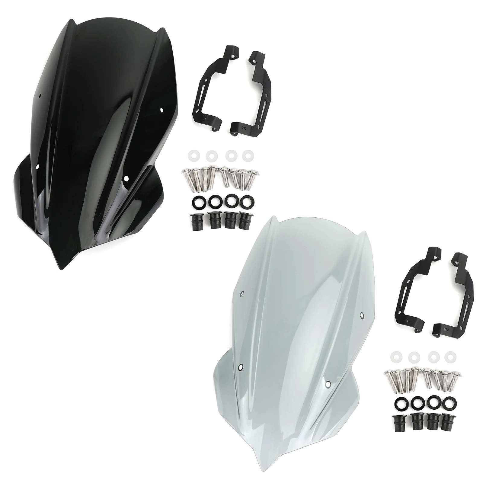 

ABS 4mm Motorcycle Windscreen Screen Windshield For Kawasaki Z400 2019-2020