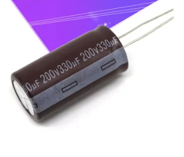 5PCS 200v330uf 330uf200v 18*35 Electrolytic capacitor 200v 330uf 18x35