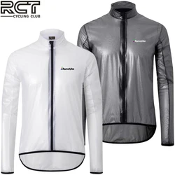 RCT Pro Club Ultralight Long Sleeve Raincoat Windproof Waterproof Cycling Jacket Bike Clothing MTB Road Bicycle Cycling Jersey