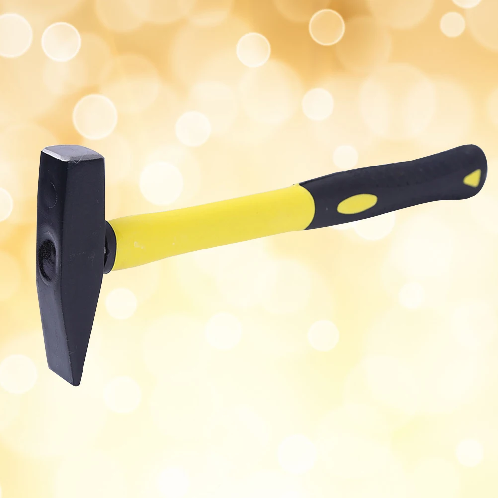 

300G Tpr Handle Carbon Steel Head Plastic Coated Shockproof Bench Hammer For Metal Woodworking Fitter Hand Tool 45# Steel Hammer