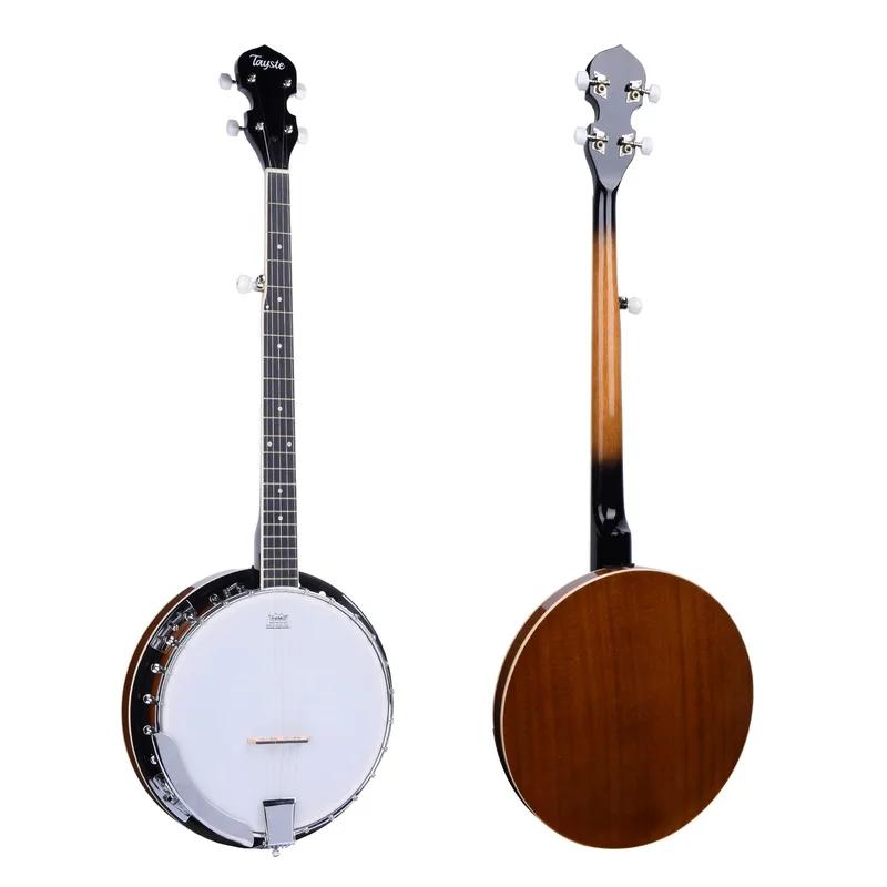 5-strings Banjo Stringed Instrument Standard 5 Strings BANJO Instrument 22 Frets Banjo Length 37inch 96cm Banjo Sapele Back Side