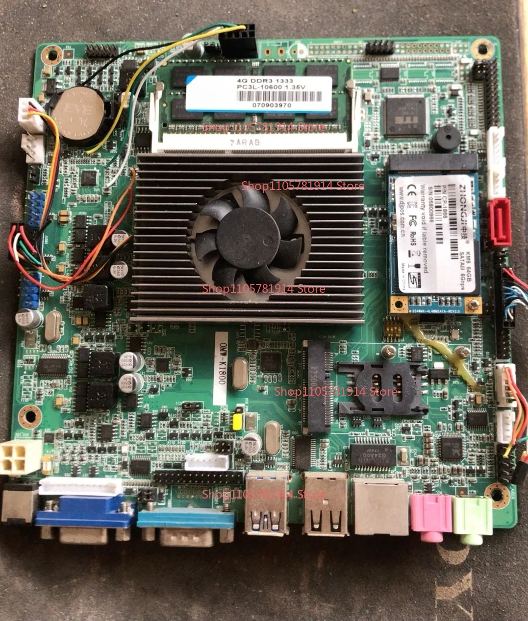For K1800 Main Board with 4G Memory and 64G SSD