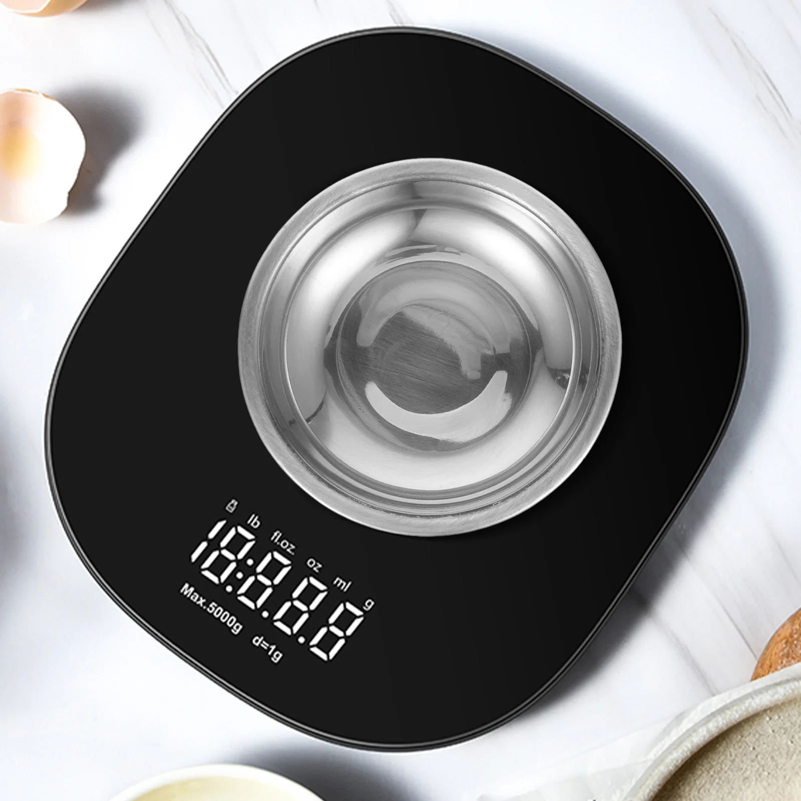 

2Pcs Stainless Steel Scale Pans Jewelry Weighing Trays Precise Rhinestones Digital Scale Accessory Kitchen Weighing Tray