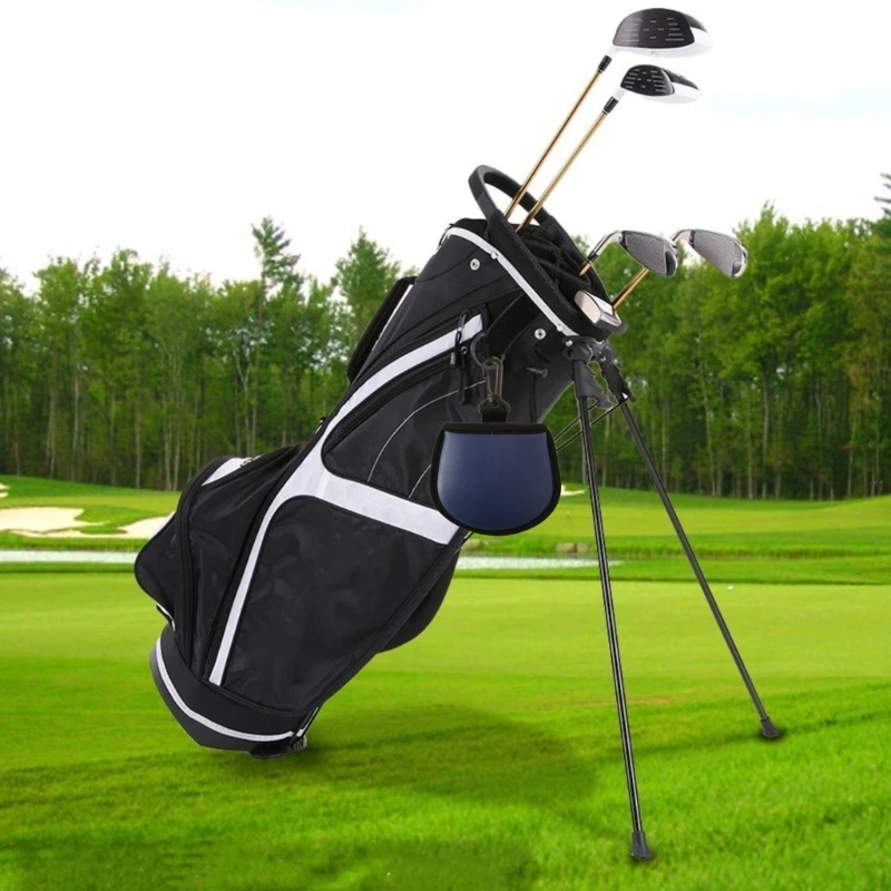 

Golf Ball Cleaner Portable Golf Ball Washer Small Golf with Plastic Clips Practical Washable Golf Bag