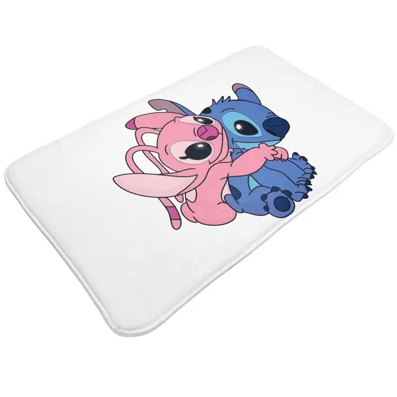 Custom Lilo Stitch Cartoon Anime Manga Door Floor Kitchen Bath Mat Anti-Slip Outdoor Doormat Toilet Entrance Carpet Rug