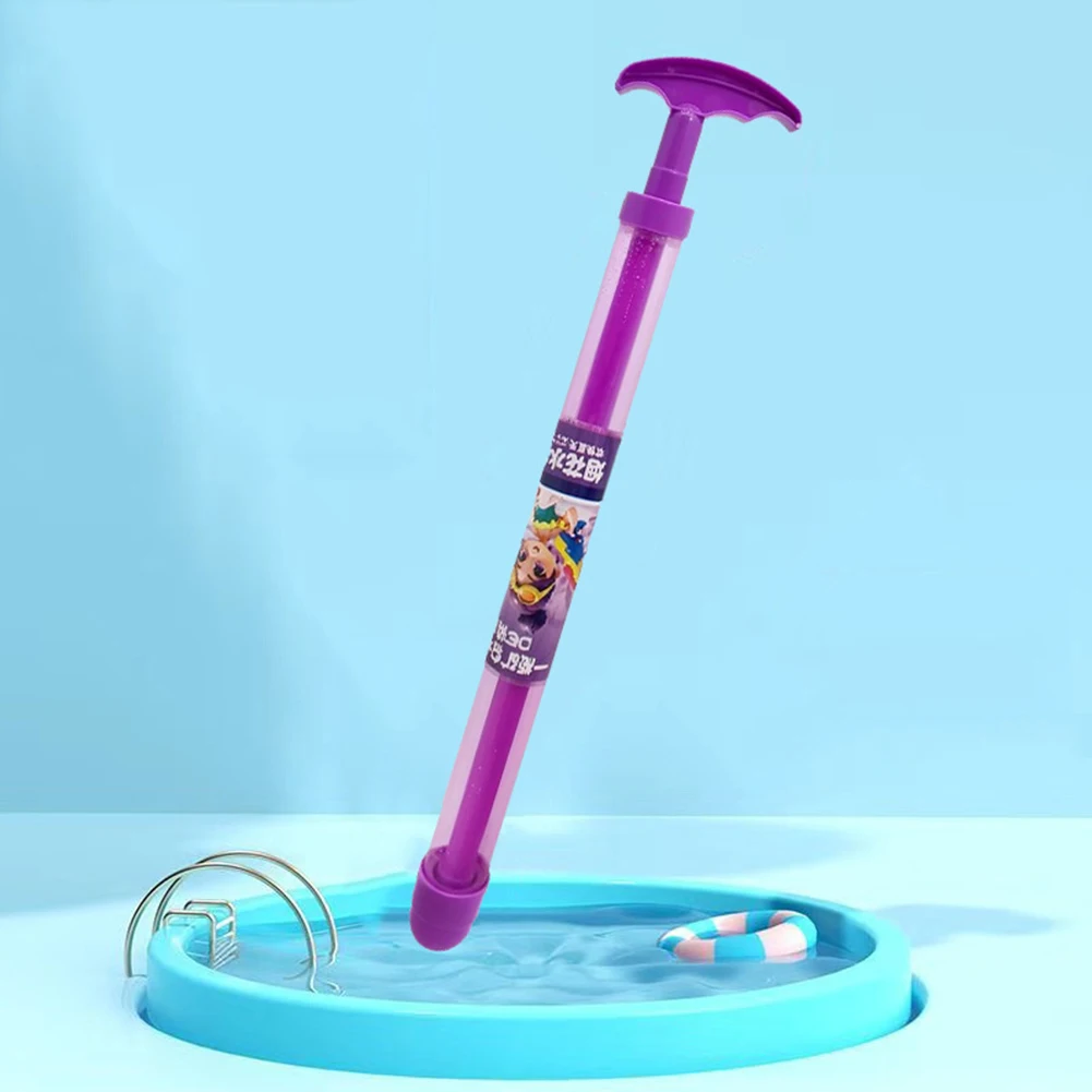Pistola de água pull-back para trabalhos de fogo, jogos de respingos ao ar livre, piscina, festa, parque aquático, praia, verão, brinquedos portáteis de spray de água