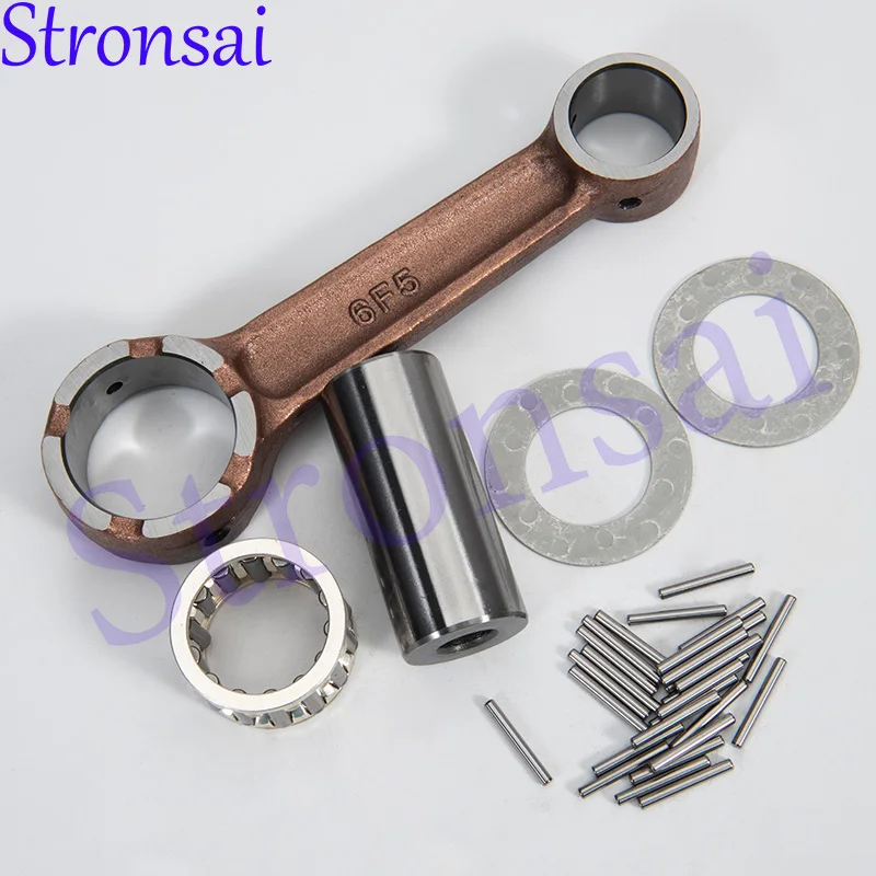 6F5-11650 Connecting Rod Kit for Yamaha Outboard 40HP 2 Stroke 6F5-11651 6F6-11650-00 Boat Engine Accessories