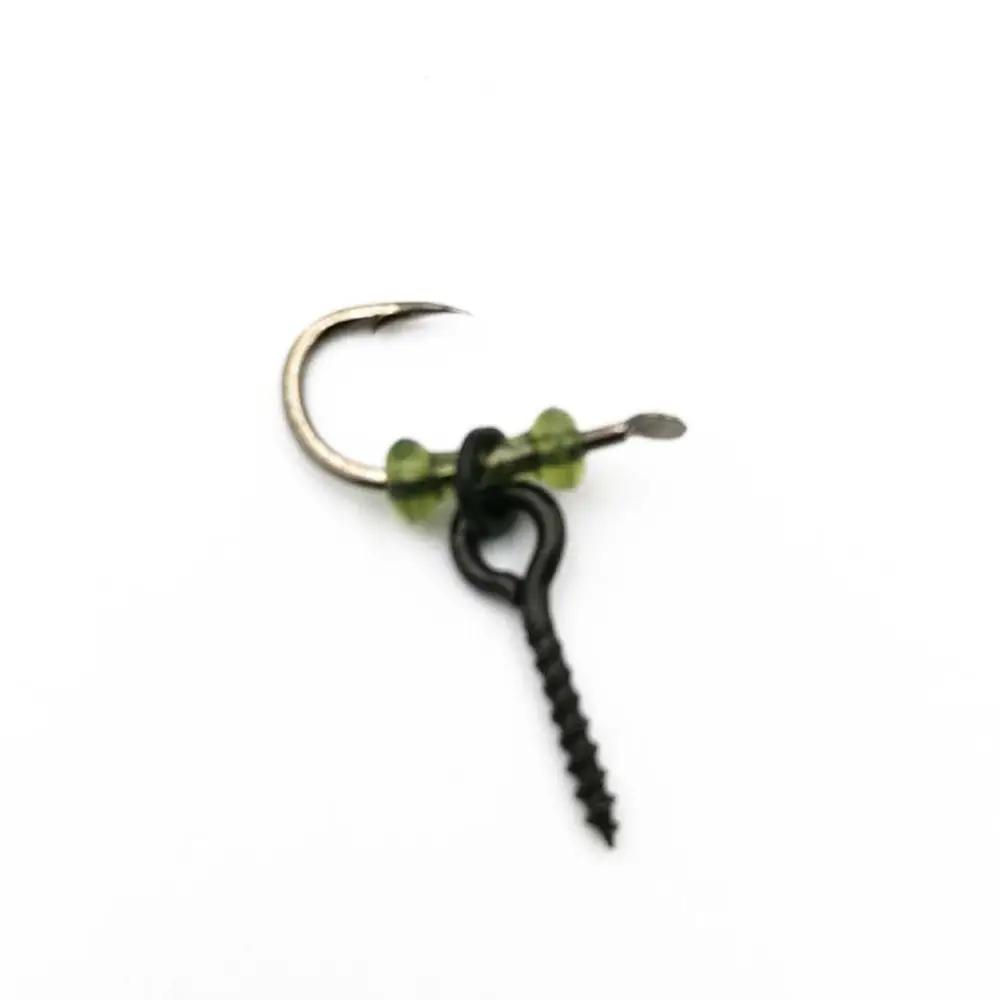 100PCS Hot Outdoor Sports Ronnie Rig 3 colors Fishing Hair Chod Hook Stops Beads Pop UP Boilies Stop Carp Fishing Stoper