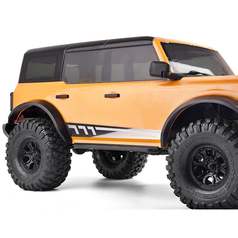 1pcs Metal Side Decoraties voor 1/10 RC Crawler Auto Traxxas TRX4 Nieuwe BRONCO Diy Onderdelen