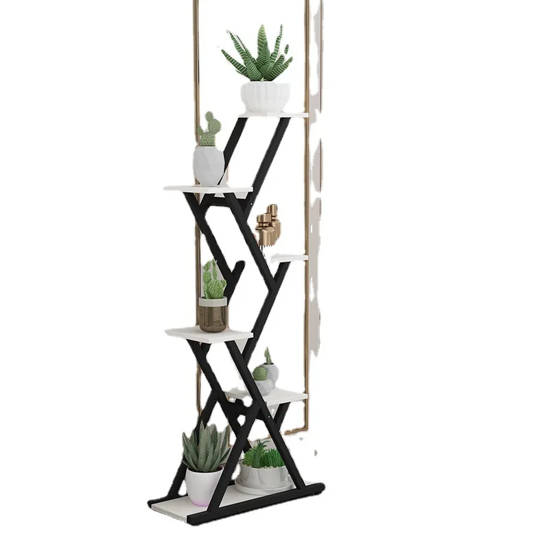 Modern Simple Green Radish Flower Rack Shelf Multi-layer Living Room Indoor Succulent Flower Pot stand Balcony Flower Shelf