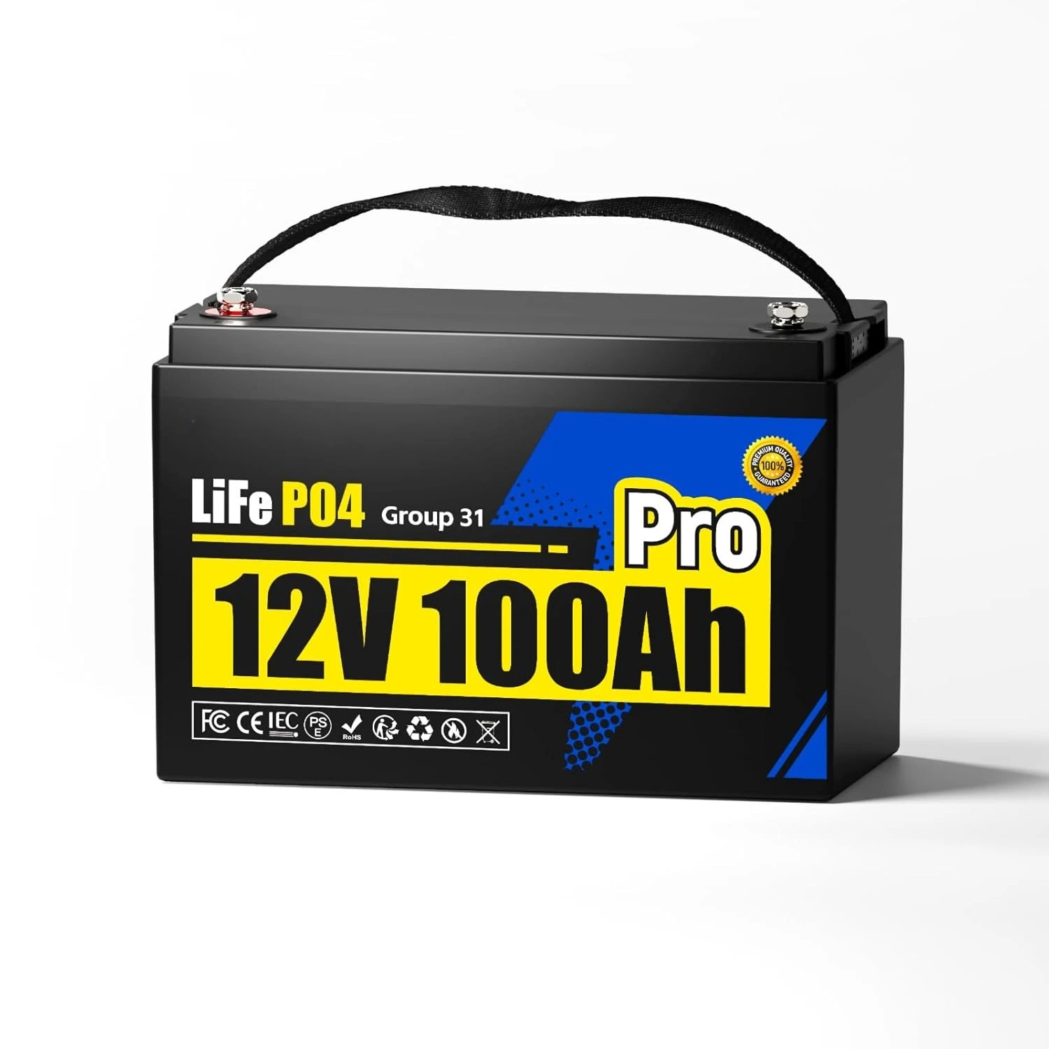 

Литиевая батарея 12В 100Ач, LiFePO4 аккумулятор 12В 110А BMS, литиевые аккумуляторы для автодомов, 15000+ глубоких циклов, встроенные, на заказ