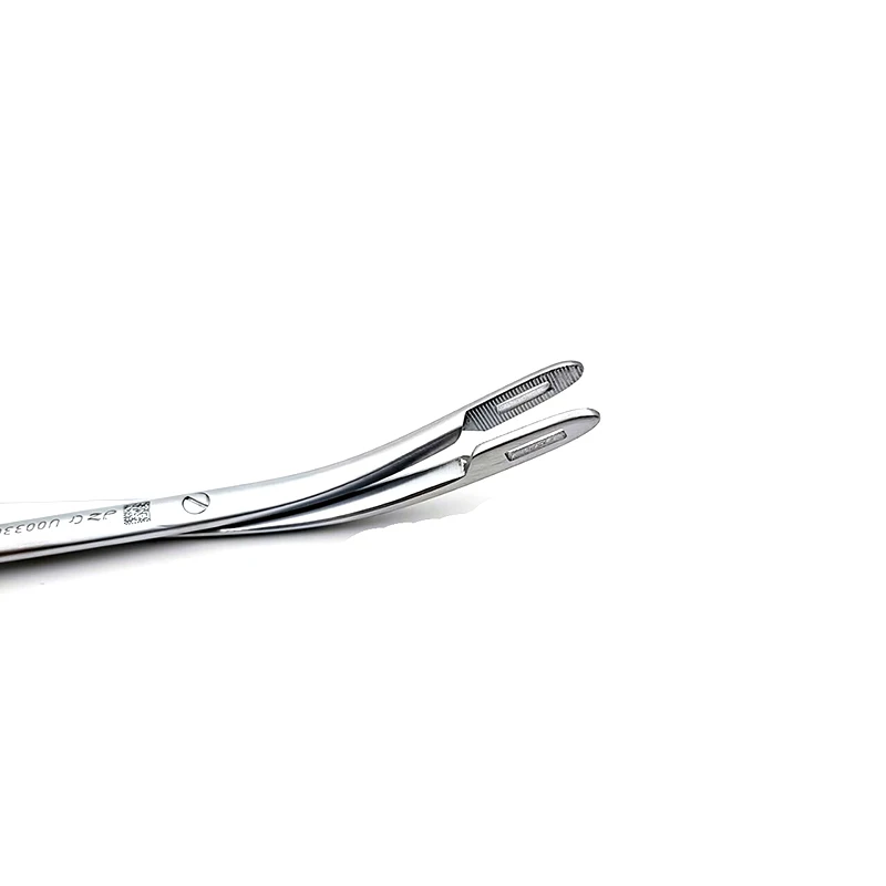 Fórceps de aço inoxidável para remoção ginecológica, Take The Ring Forceps, Bend, Multifuncional, Iud Placement, 22cm