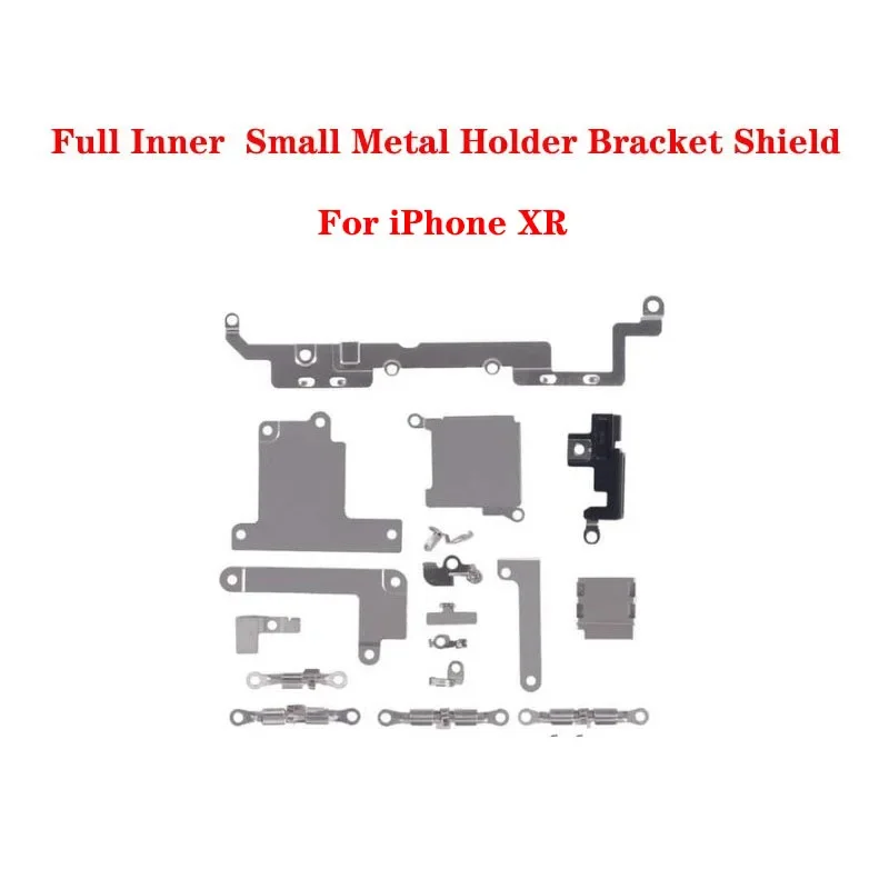 50set full inside small metal holder bracket shield plate set kit for iPhone X XR XS Max parts accessory