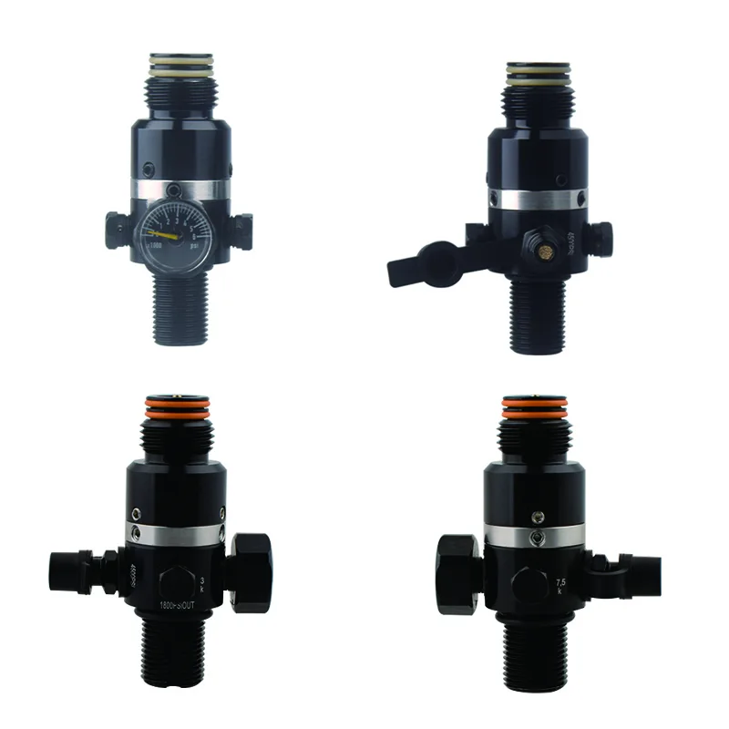HPA Scuba Rotatable Pressure Regulator Valve M18*1.5 5/8-18UNF Air Tank Regulating For Air Paint Soft Ball Diving Accesories