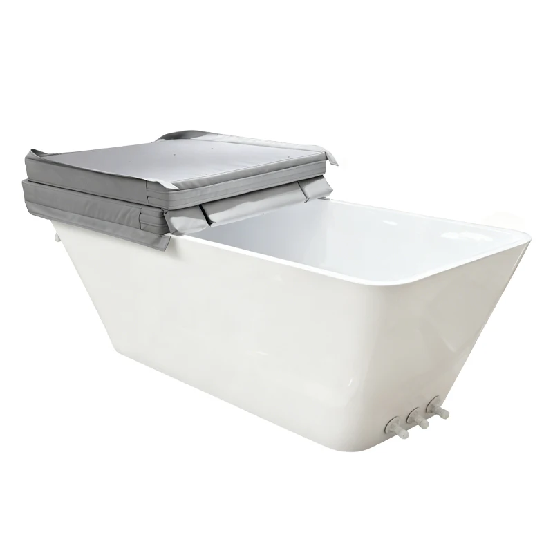 

Wholesale Modern Acrylic Plunge Tub Deep Cold Plunge Freestanding Tub for Bathroom Relaxation and Recovery