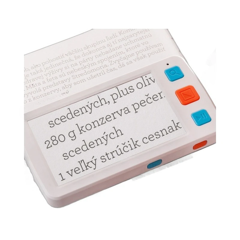 5 inch portable high definition electronic visual aid low vision reading newspaper electronic magnifying glass reader