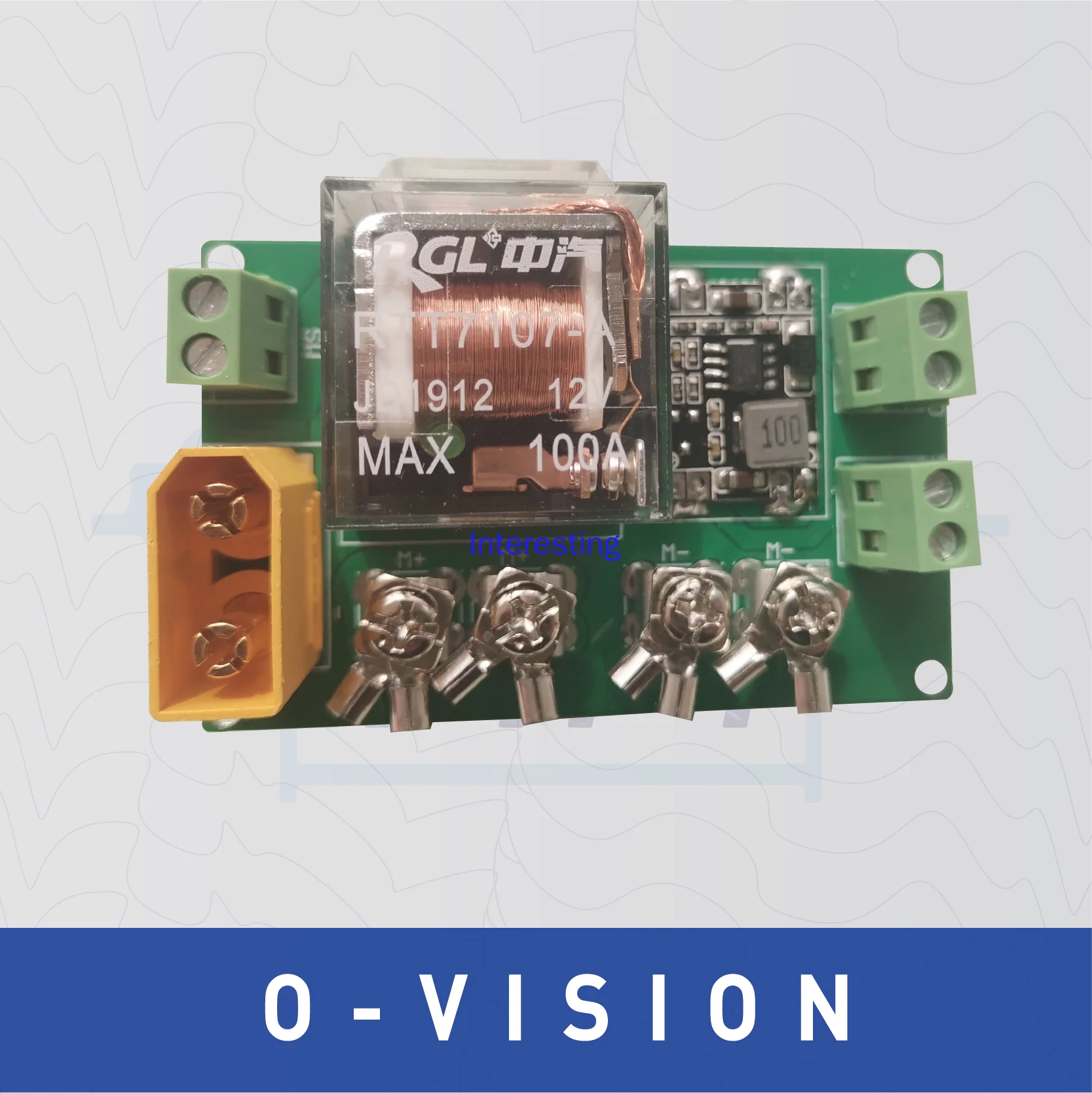 Power Management Board Underwater Robot Distribution Board Ammeter High Current Switch ROV Distribution Management