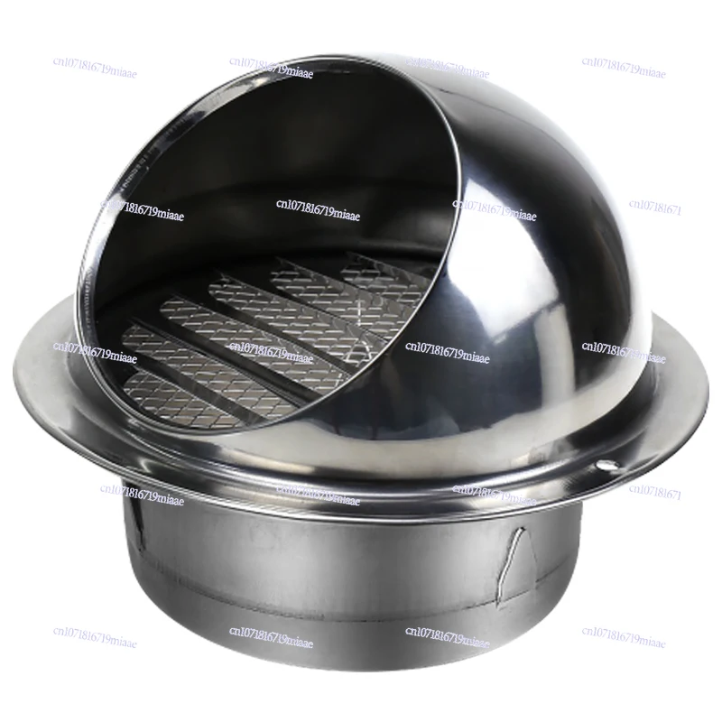 Stainless steel hood exterior wall windshield fresh air host oil fume vent ventilation cap exhaust trend exhaust hood