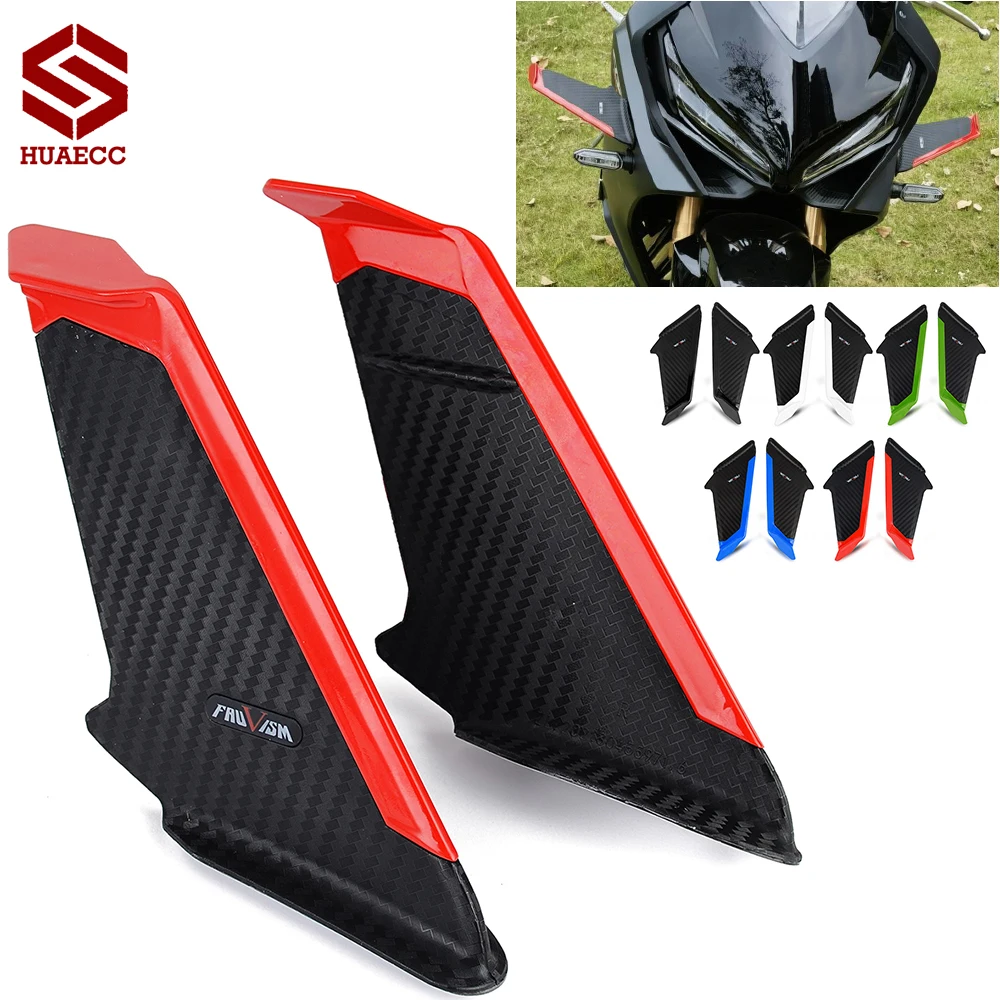 

Аэродинамический боковой спойлер Winglet для Ducati 899 959 1199 1299 848 1098 Panigale V2V4, защитная крышка переднего обтекателя крыла