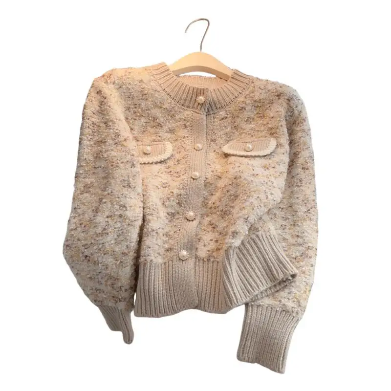 Prinses Mode Vest Vrouw Zoete Lange Mouwen Gebreid Shirt Trui Lente Herfst Jas Ondergoed Dragen Buiten Meisje Cadeau