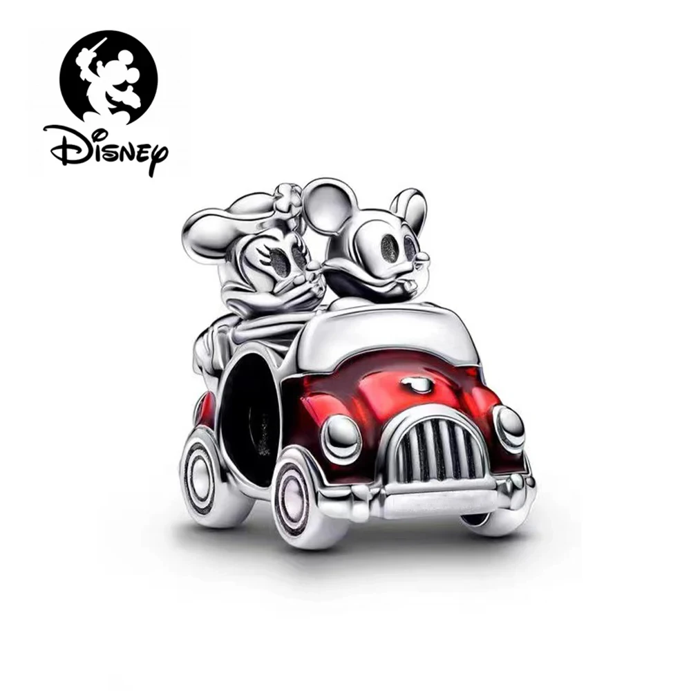 New Disney Mickey Alice Donald Duc Beads Charms Fit Original Pandora Bracelets DIY Jewelry Women Gifts