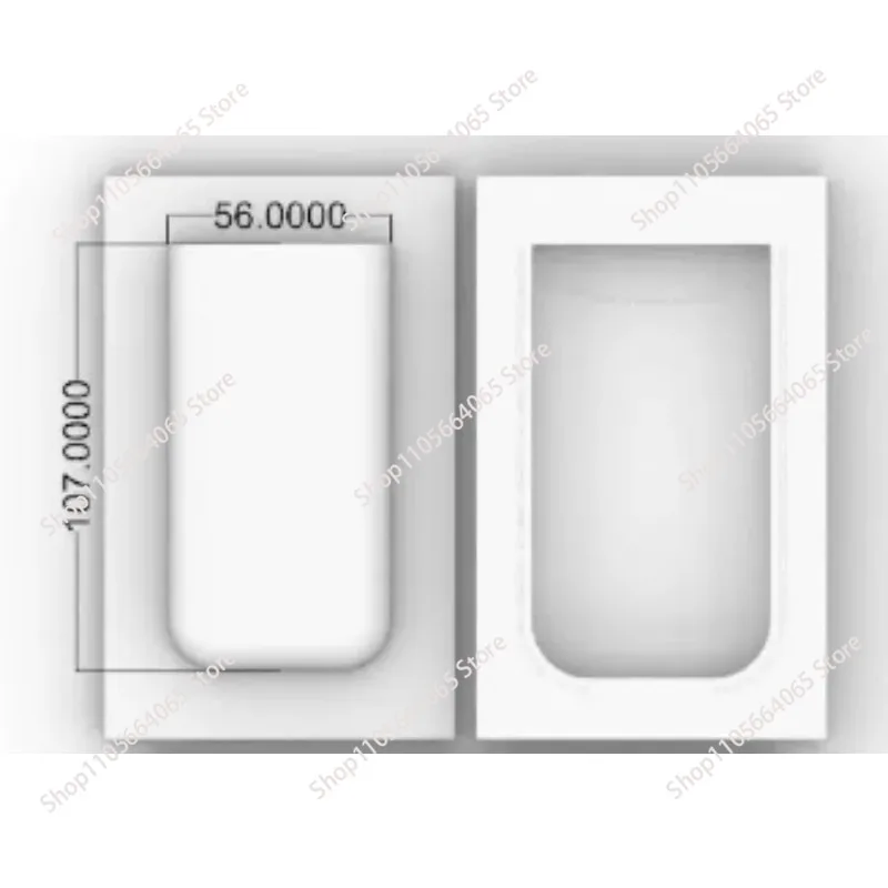 Snow leather case shaping mold 2/3/4 support high-grade vegetable tanned leather cold pressing mold with cutting line
