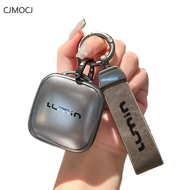 For Changan Lumin Key Case Cover, TPU Protective Car Key Fob Shell, Creative Square Shape Keychain, Changan Lumin Accessories