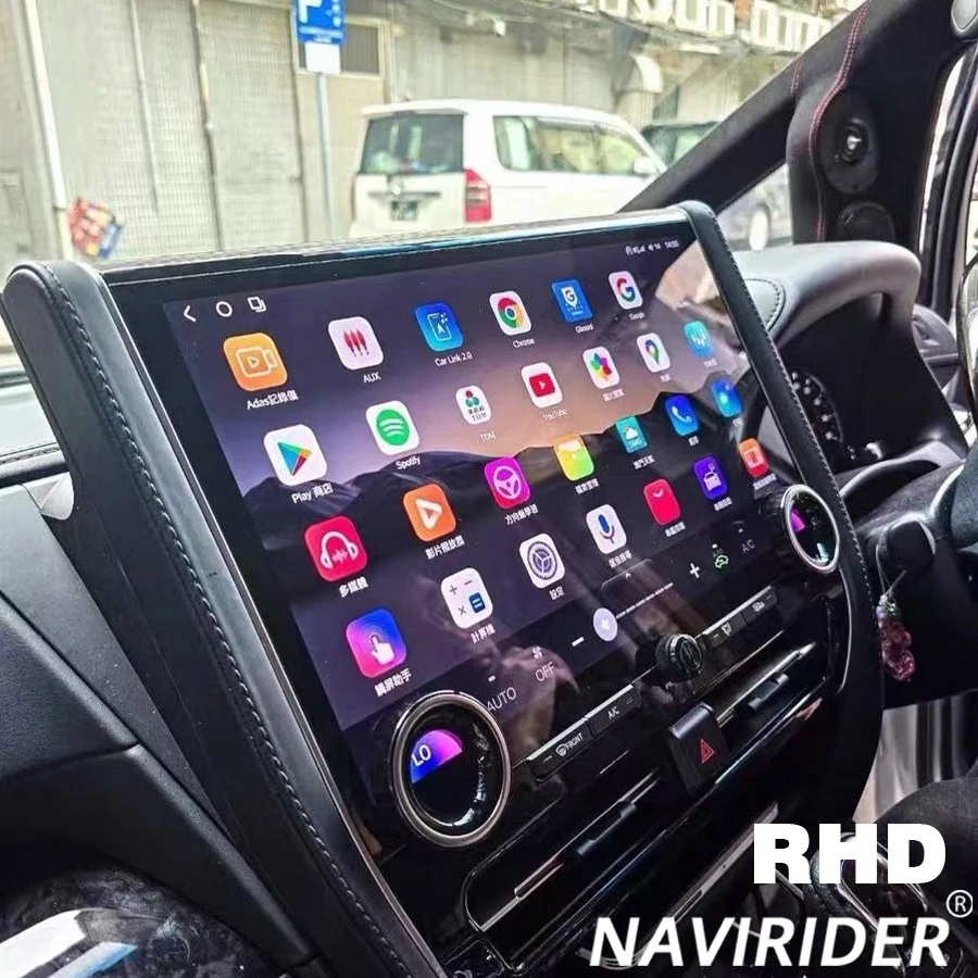 Right Hand Driving For Toyota Alphard Vellfire 30 Serise A30 Upgrade Alphard 40 Serise A40 Android Car Radio Carplay Navigation
