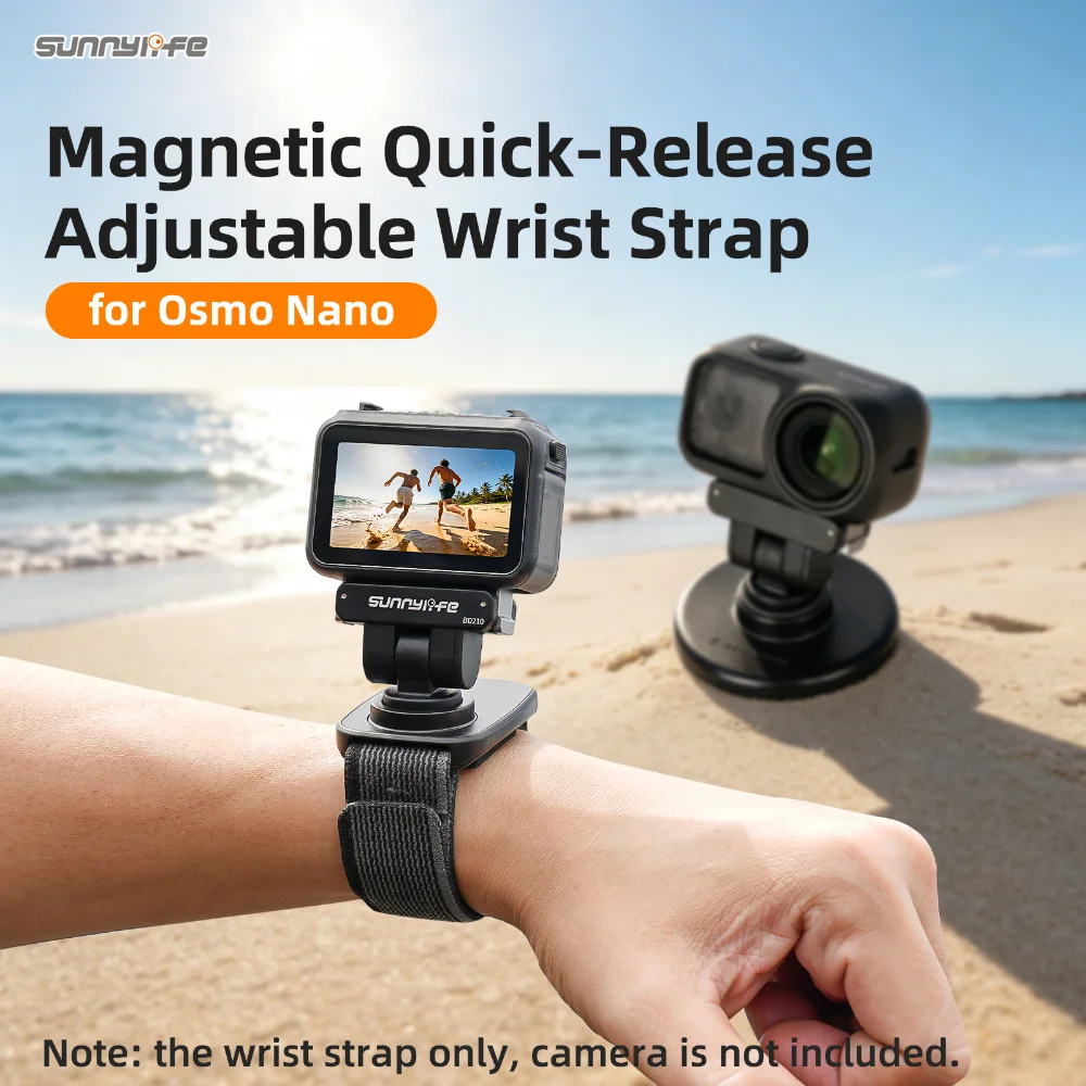 For DJI Osmo Nano Magnetic Quick-Release Watch Strap For DJI Nano Adjustable Wrist Strap Accessory