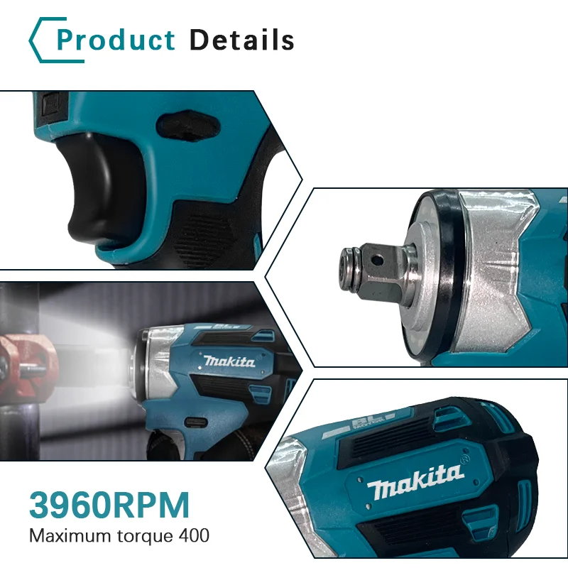 Makita DTD173 Brushless Screwdriver Cordless Multifunction Electric Driver Impact Wrench Drill Power Tool For Makita 18V Battery