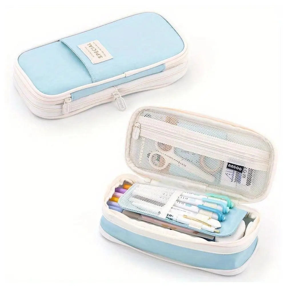 Large Capacity Pencil Cases Kawaii Pencil Bag Pouch Holder Box for Girls Office Students Organizer School Stationery Supplies