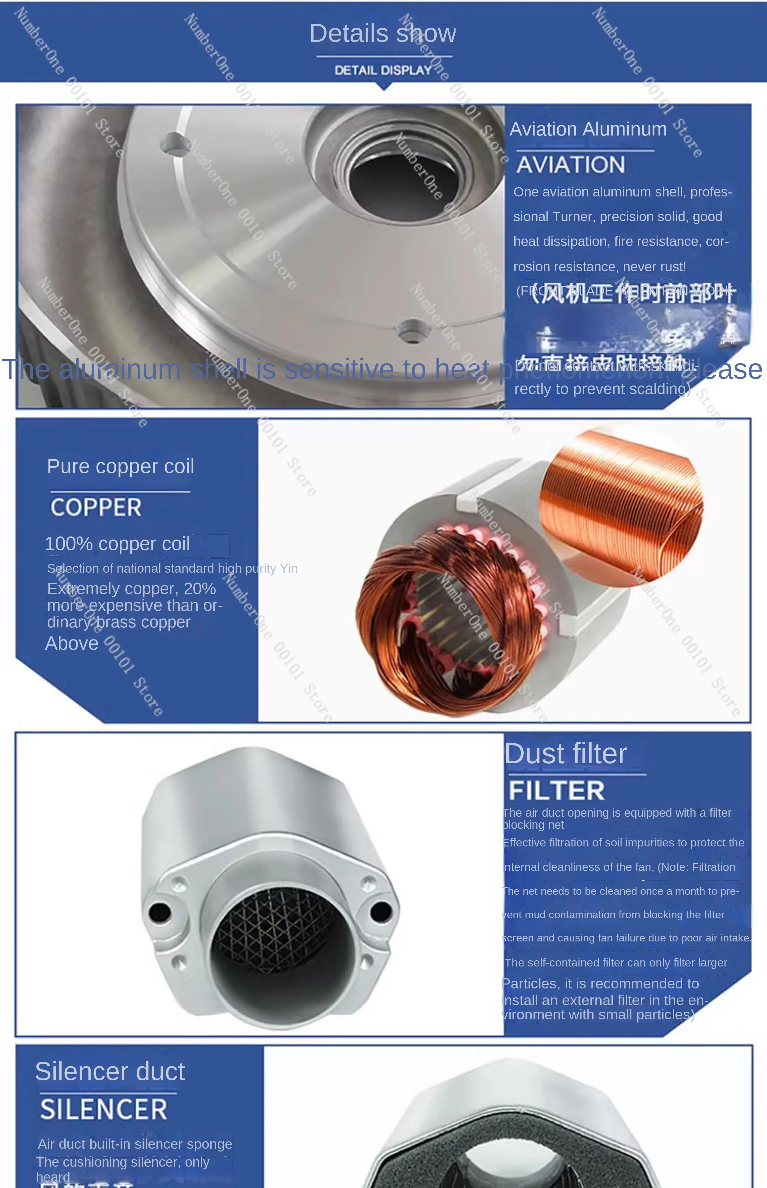 High pressure fan blower vortex fan air pump roots fan industrial high power industrial air pump