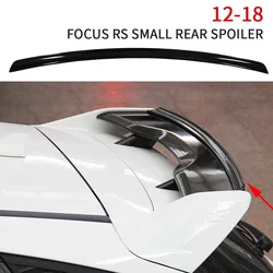 For Focus MK3 RS 2012~2018 Car Rear Extension Spoiler ABS Gloss Black Roof Tail Wing Sticker Accessories