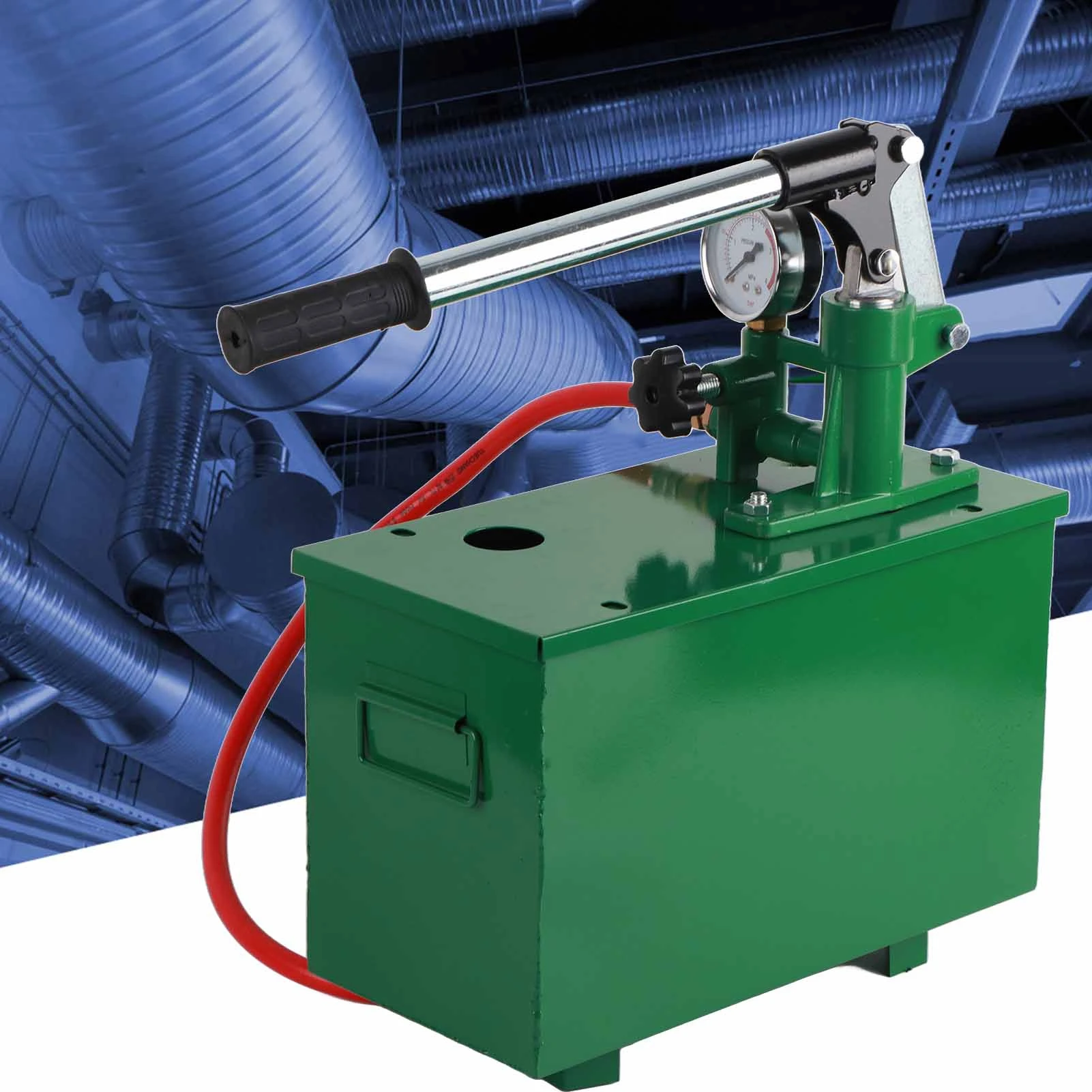 

40KG 4MPA Manual Pressure Test Pump Pipeline Leakage Tester Hydraulic Testing Hand Tool Pressure Testing Hand Pump