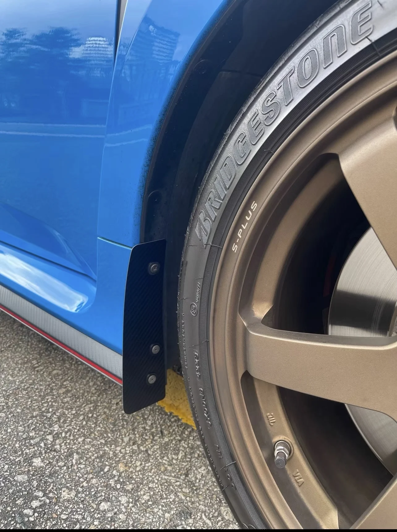 For Honda Civic 10th Gen FK8 Type R Front Wheel Arch Side Skirt Carbon Fiber Mudguards Car Accessories