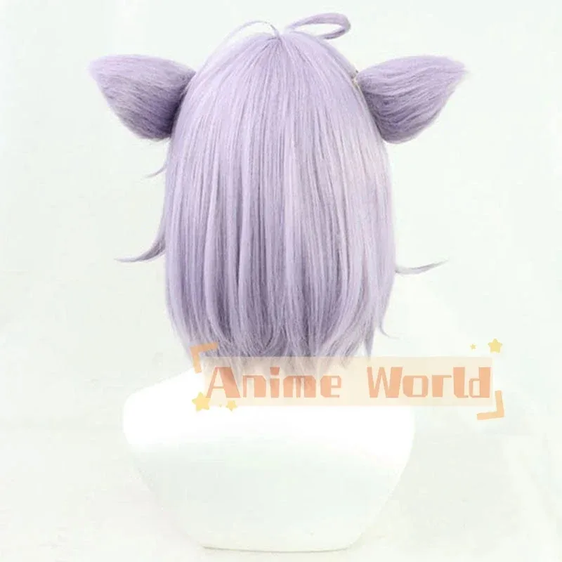 2025 11 Virtual YouTuber Hololive Nekomata Okayu Cosplay - + ذيل الهالوين عيد الميلاد امرأة الرجال الكبار شعر مستعار