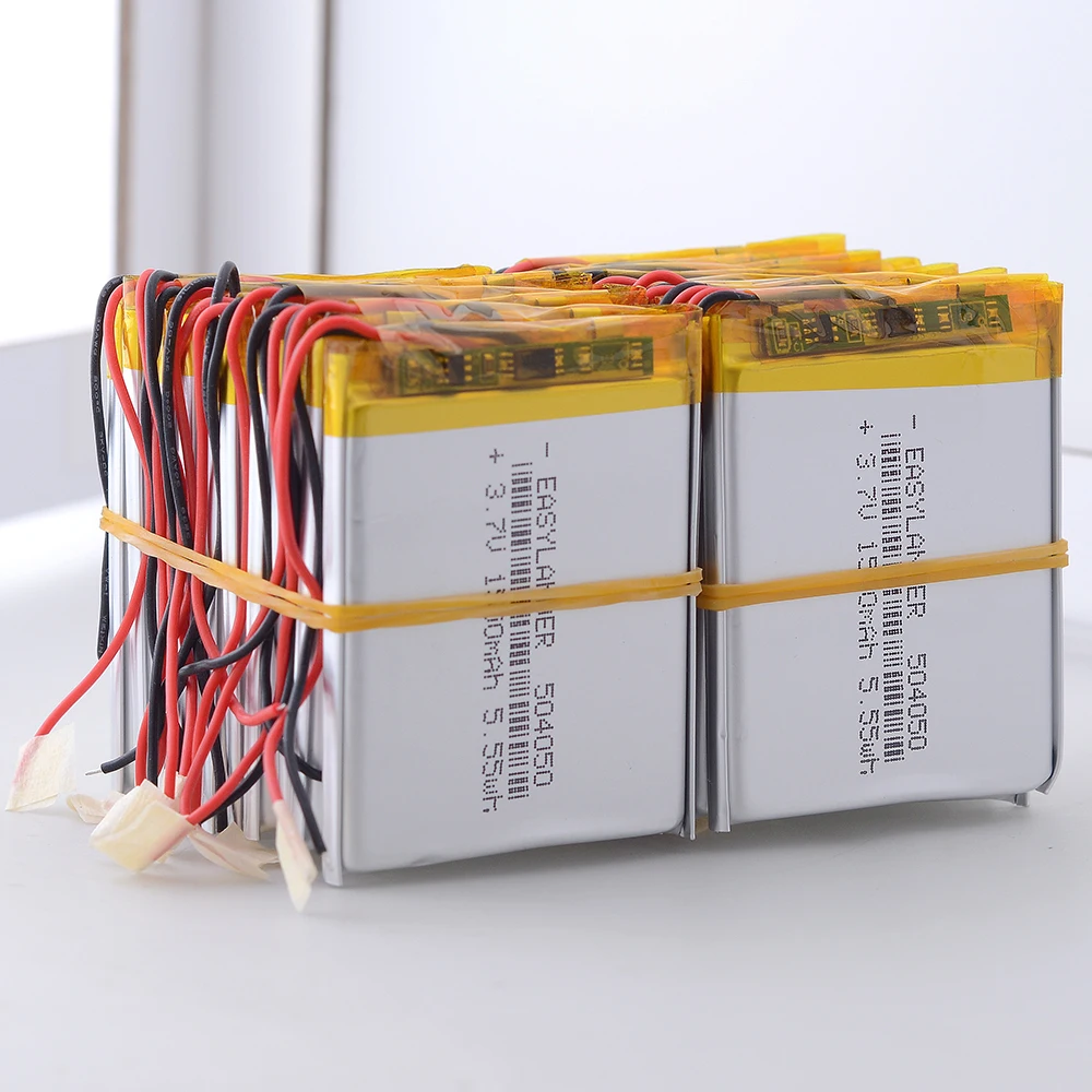 Silicone Wires 3.7V 1500mAh 504050 Rechargeable Lithium Li-ion Polymer Battery replacement navigator Batteries 484251 504252