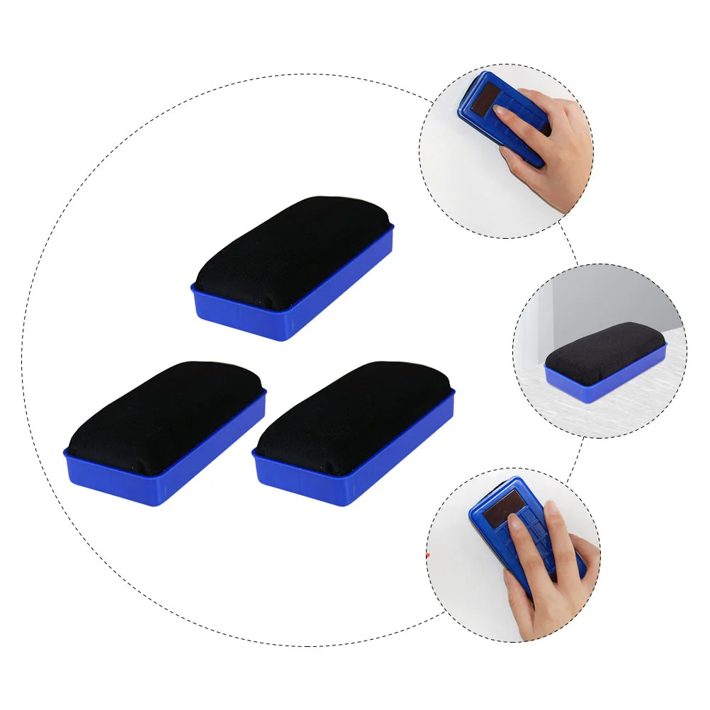 6 Pcs Clean Whiteboard Eraser Student Duster for Flannel Portable Cleaning Brush