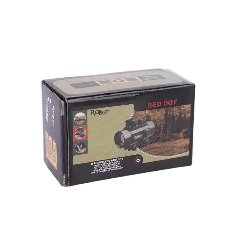 Celownik kolimatorowy Red Green Dot 1X40, metalowa obudowa, celownik punktowy czerwono-zielony, 5 poziomów jasności, pasuje do akcesoriów do pistoletów zabawkowych 11mm/20mm