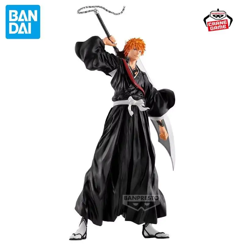 متوفر في المخزون الأصلي بانداي بانبريستو بليتش كوروساكي إيتشيغو جديد وغير مفتوح أنيمي تمثال مجموعات حقيقية لعبة مجسمة هدية #3