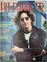 1b,HIT PARADER Magazine March 1975 John Lennon, Led Zeppelin, Pink Floyd, Alice,