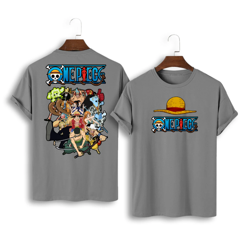 Heißer Japanische One Piece Luffy Baumwolle T-shirt Männer Atmungsaktive Unisex Sport T-shirt Sommer Frauen Männer Oversize Bandai Cosplay T-shirt