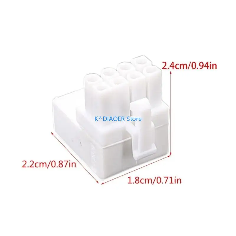 770d GPU VGA 8Pin Männlich 90 Grad Wende bis 8Pin -Kraft -Power -Adapter