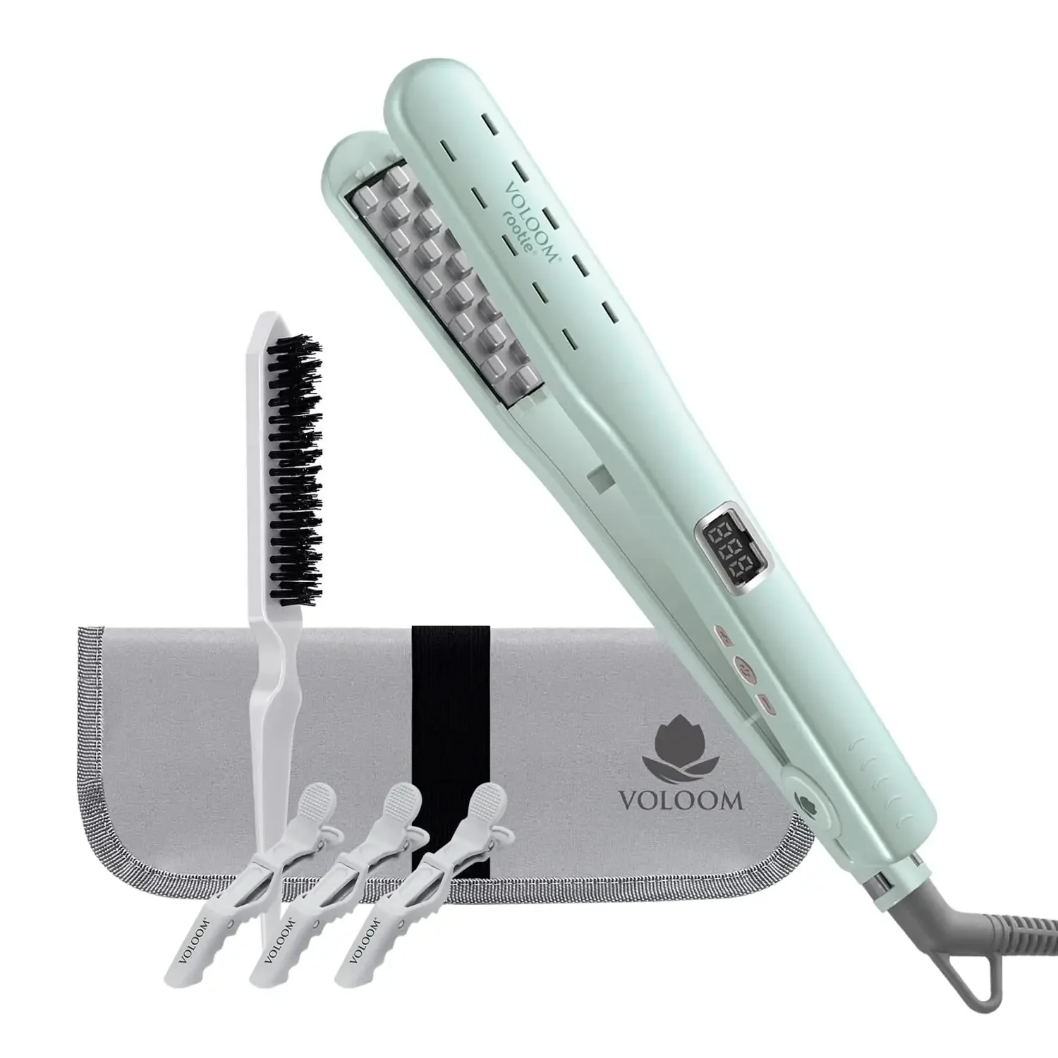 ” Inch Professional Volumizing Ceramic Hair Iron | Lasting Hair Volume | for Short Or Thin Hair | Adjustable Te