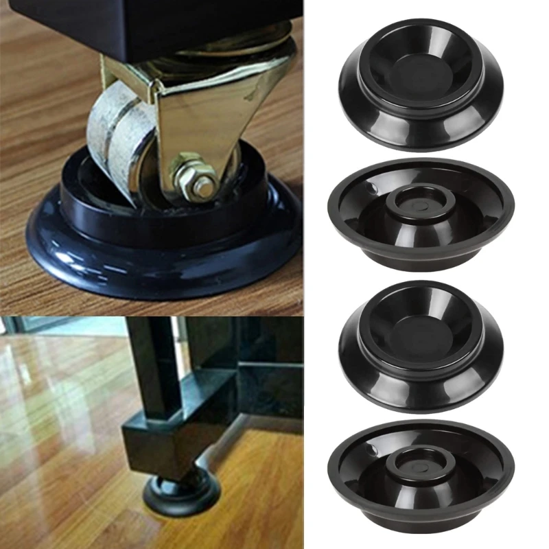 4Pcs Piano Foot Pads Plastic Pianos Caster Cups Non-Slip Anti Noise Shoes Leg Pad Piano Leg Floor Protector Easy To Use