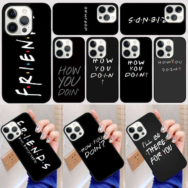 Чехол для телефона с изображением кофе и надписью «how you doin» для iPhone 15 SE2020 14 13 11 12 Pro Max mini XS XR X 8 Plus 7 6S