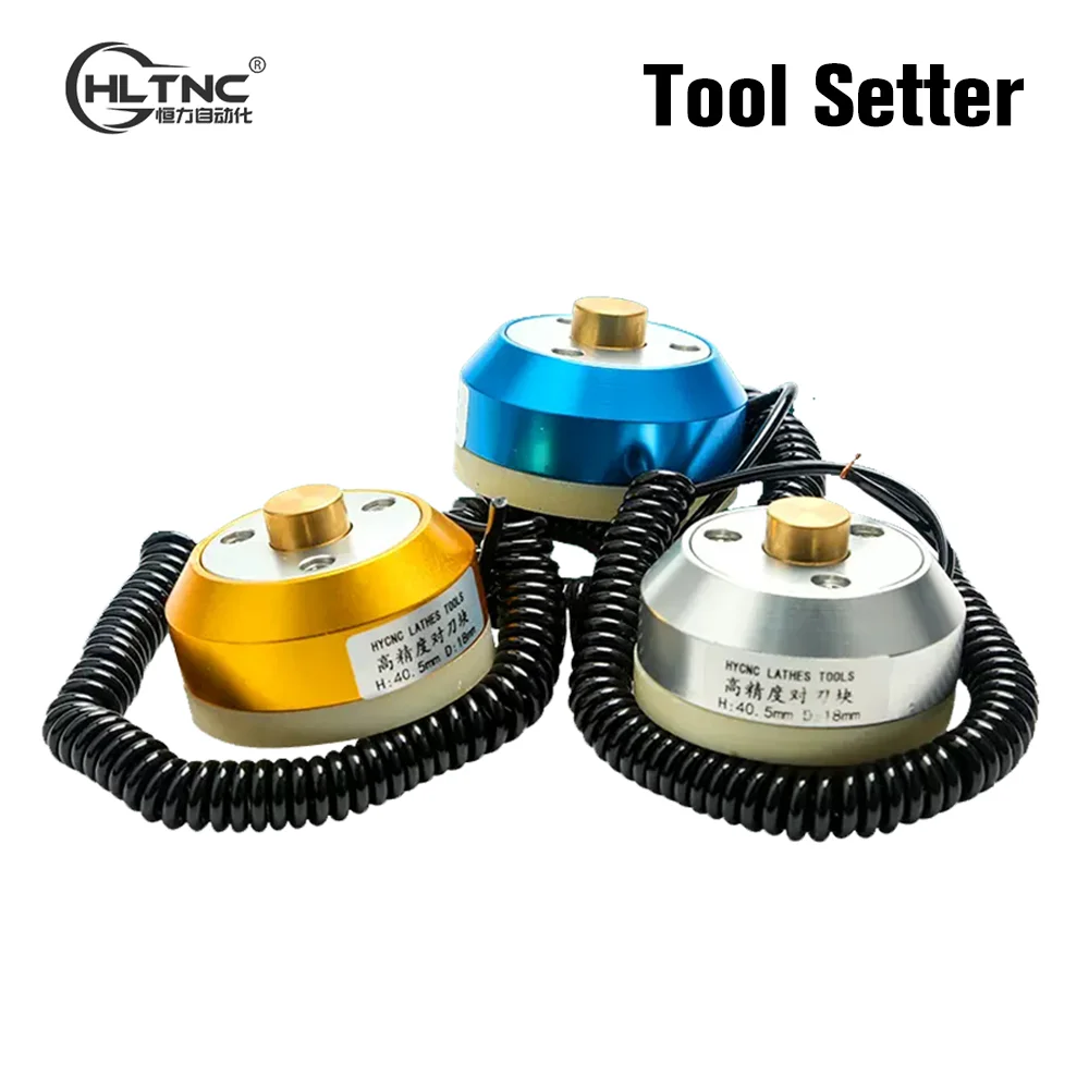 HLTNC High Precision CNC Mach3 Automatic Tool Sensor Z Axis Tool Press Probe Zero Position Check Plate For Engraving Router